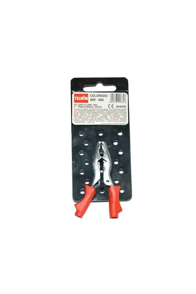 Telwin Charger clamp 804056 40 A red, 1 pc.