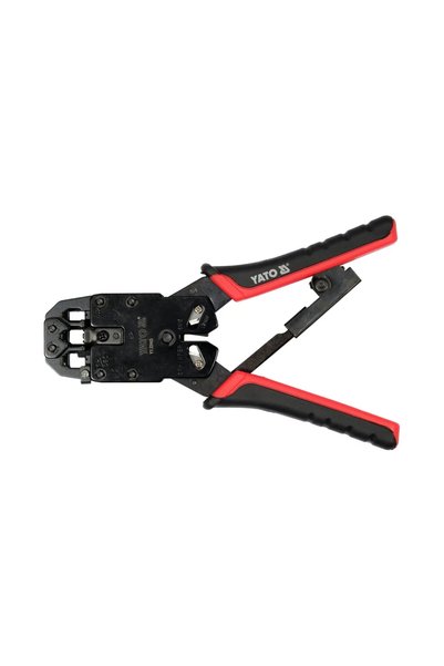 yato YT22443 Πένσα πρεσαρίσματος με καστάνια για RJ10 RJ11 RJ12 RJ45 Cat.5