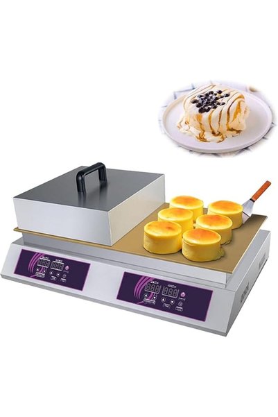 GENERAL 2600W Electric Copper Pancake Maker & Soufflé Grill, Stainless Steel ...