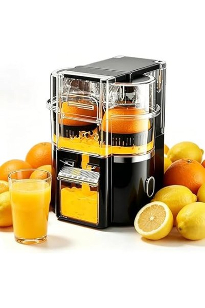 Generic Electric Citrus Juicer, Dual Head, 2-Speed Wireless Lemon Presser, Au...