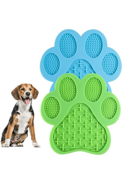 IBAMA Pet Silicone Licking Pad, Anti Choke Slow Food With Suction Cup Tool, F...