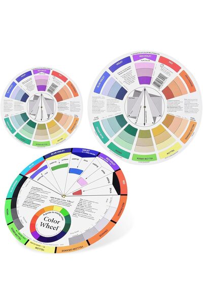 Generic Color Wheel - 3Pcs Creative Color Wheels, Color Wheels for the Artist...