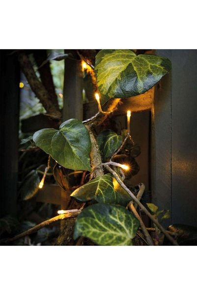 Alista Home Ghirlande luminoase liniare de Crăciun, alimentate cu baterii, 2 ...