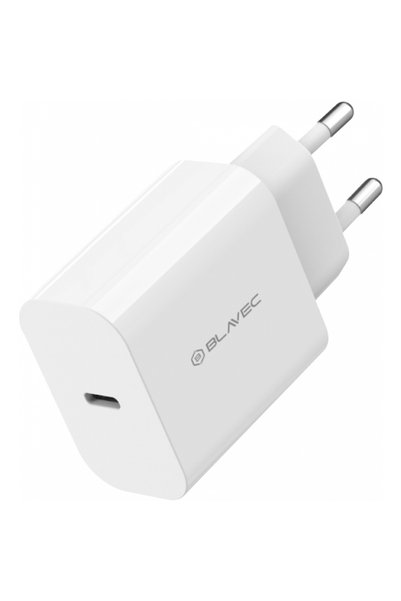 Blavec Incarcator Retea BC-14, 30W, 3A, 1 x USB-C, Alb