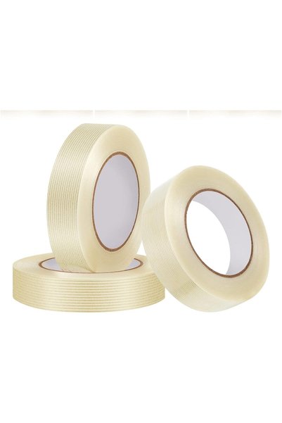 Generic 3 Rolls Filament Strapping Tape 5.7 Mil Fiberglass Tape Filament Tape...