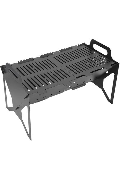 Generic Denash Portable Folding Charcoal Grill, Detachable Slot Design BBQ Gr...