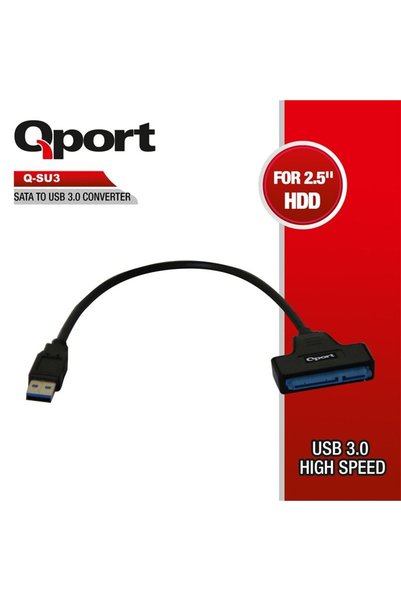 Universal محول Qport Q-Su3 من ساتا إلى يو إس بي 3.0
