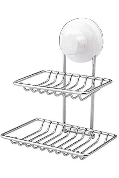 Generic حامل صابون بطبقتين - 18x14x12 1022-H