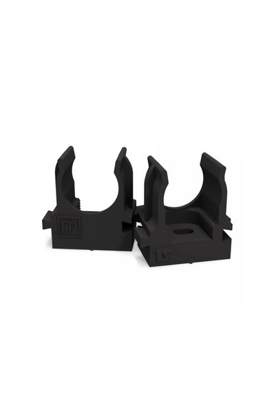 pro mrt plus Pipe clamp Promrukav PR13.0133 black Ø25 mm HF 100 pieces