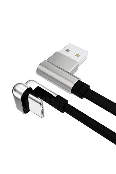 Generic كابل USB A إلى C متين بطول 4 أقدام، 180 °   سلك شحن سريع ومزامنة بيان...