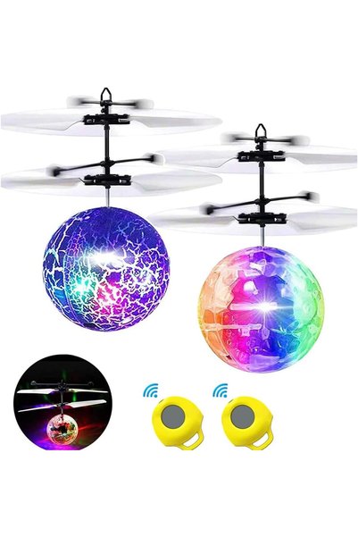 Generic 2 Pack Flying Ball, Baskets Stuffers for Kids, RC Helicopter Toys wit...