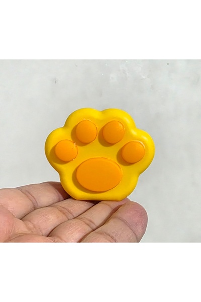 morlalem m 6.5cm Cat and Dog Paw Print, Animal Paw Silicone Mold K-1655, Scen...