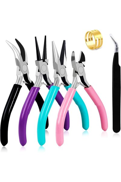 Generic 4 Pack Jewelry Pliers Jewelry Making Pliers Tools Kit with Needle Nos...