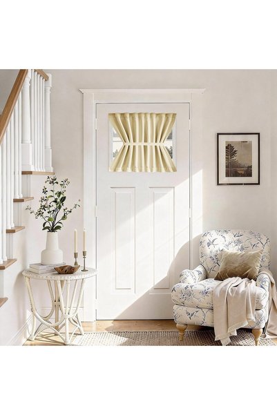 Generic Small Curtain for Door Window Blackout Privacy French Door Panel for ...