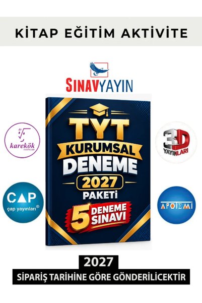 Apotemi Yayınları 2027 TYT Kurumsal 5'li Deneme Paketi Apotemi, Karekök, Çap,...