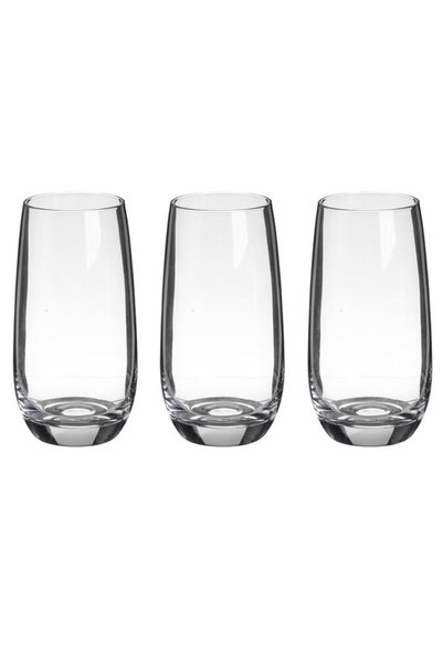 SHOPIENS Pahare 490 ml din Sticla Transparenta Classic - 3 bucati Shopiens®