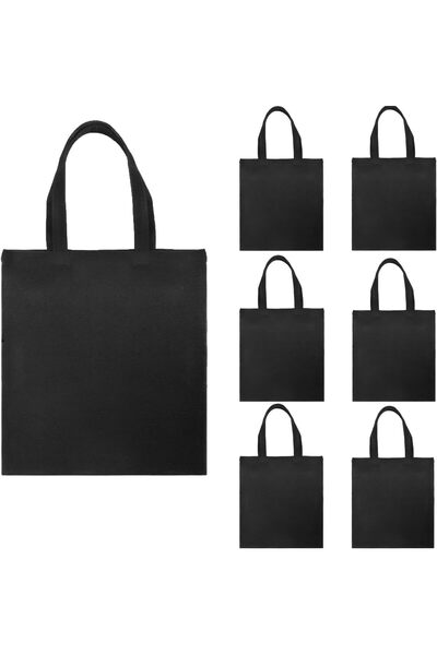 Generic 16"x14" Cotton Tote Bags, 6 Pack Canvas Tote Bag, Lightweight Medium ...