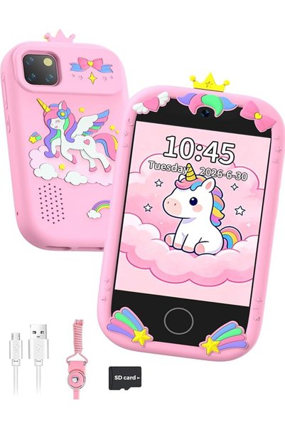 ZONEY Kids Smart Phone, Holiday Birthday Gifts for Boys Age 3-10, Kids Dinosa...