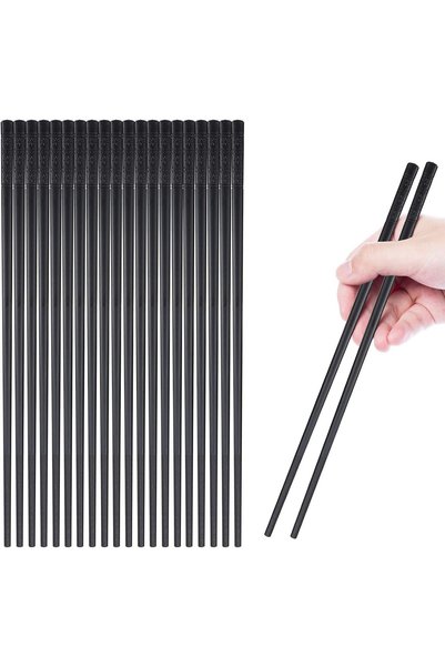 Generic 10 Pairs Fiberglass Chopsticks Family Set, Lastingset Reusable Chines...