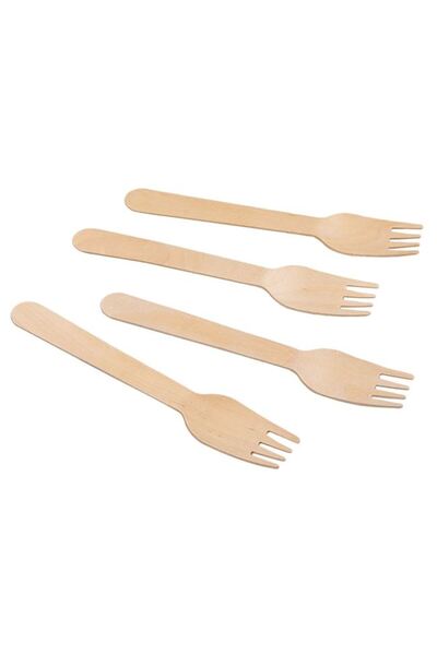 SHOPIENS Furculite de bambus 16 cm set 15 bucati Shopiens®