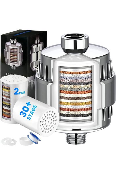 Generic 30 Stage Shower Filter, Shower Filter, Shower Head Filter for Hard Wa...