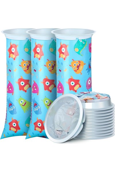 Generic 20 Pcs Disposable Car Vomit Bags, Leak-Proof Motion Sickness Bag for ...