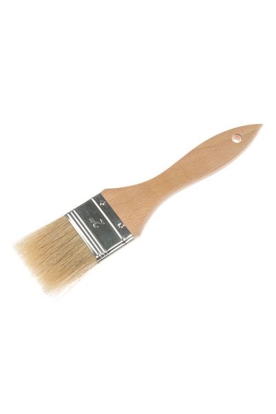 SHOPIENS Pensula 21 cm cu fire naturale si maner din lemn Shopiens®