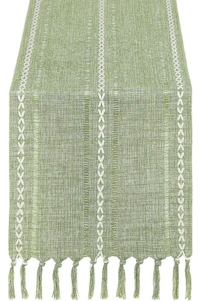 Generic Rustic Farmhouse Style Linen Table Runner, Linen Boho Table Runner, B...