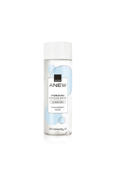 AVON Μικελικό νερό με υαλουρονικό οξύ και Βιταμίνη Β3, Anew αναζωογονητικό μι...