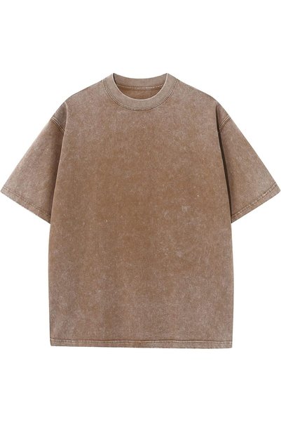 Generic Men's Cotton T-Shirts Oversized Unisex Short Sleeves Casual Loose Was...
