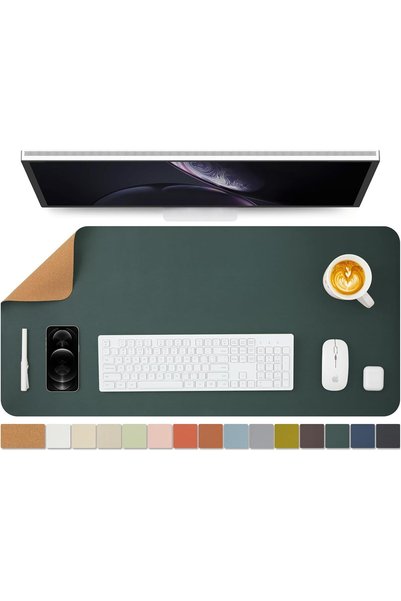Generic Cork Desk Mat - Dual-Sided Desk Pad for Office and Home - Desk Organi...