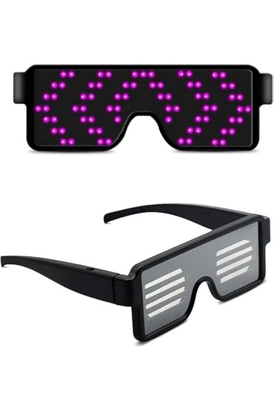Generic Wireless LED Glowing Glasses, Party Favor Glasses, USB Rechargeable L...