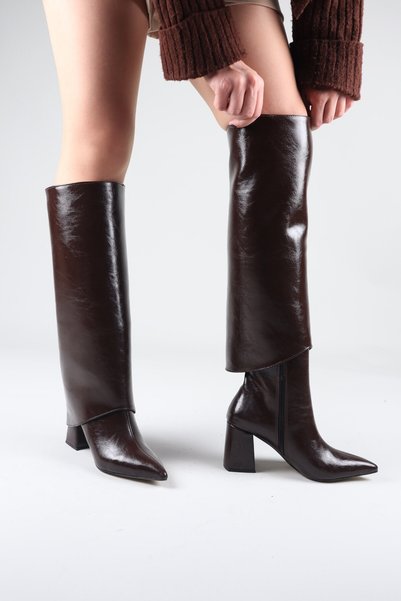 Birikon Aria 2-in-1 Detachable-Strap Brown Boots