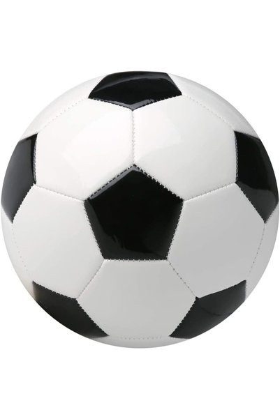 Generic Soccer Ball Size 2,3,4,5 with Pump Needle Classic White Black Thicker...