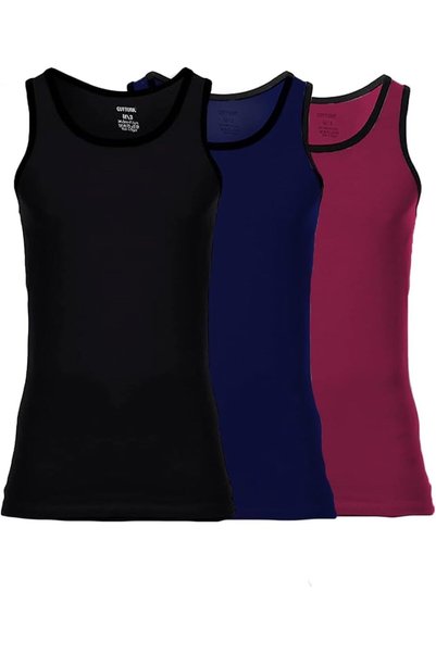 Generic Mens Everyday Undershirt Sleeveless Modern (pack of 3)