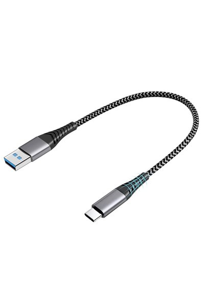 Generic كابل شحن USB-C قصير بطول 25 سم لهواتف سامسونج S25 وآيفون 17 برو ماكس