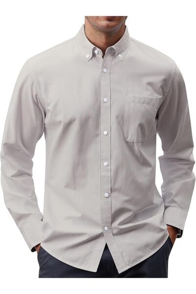 Generic mens Njf-oxford Shirts Button Down Shirt (pack of 1)