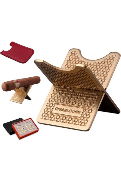 Generic Cigar Holder Stand Detachable Portable Cigar Tool Travel Pocket Size ...