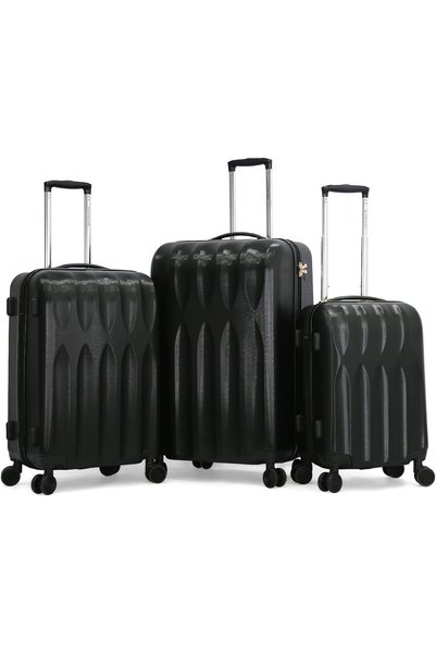 Generic Luggage Set 3 PCS TSA, L 28-M 24-S 20 Inches Black - 706/3TR Trolley ...
