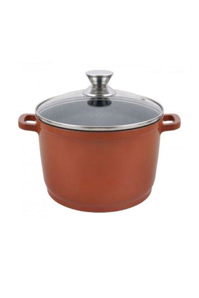 GRÜNBERG Set 2 x Oala Tip Tuci cu Capac, din Aluminiu, Invelis Ceramica, 7.3 ...