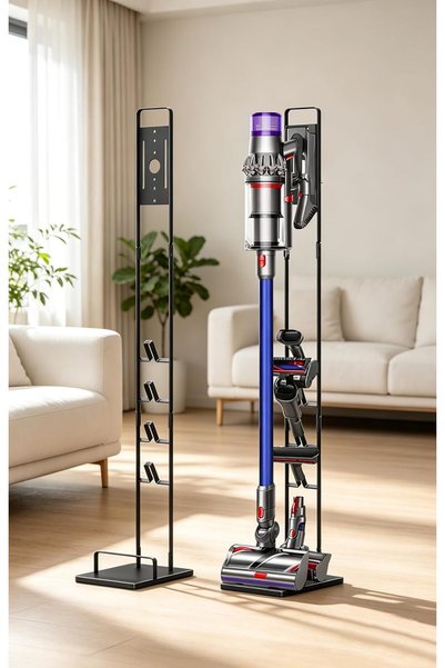 Generic Vacuum Stand for Dyson V15 Detect V11 V10 V8 V7 V6,Stable Metal Stora...