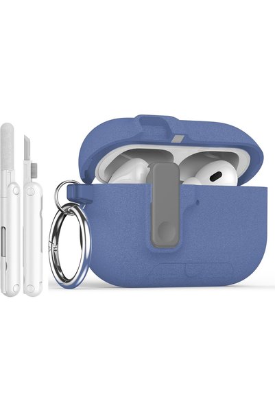 Generic غطاء حماية عسكري متين وحديث لسماعات Airpods Pro 3، مع قفل آمن لسماعات...