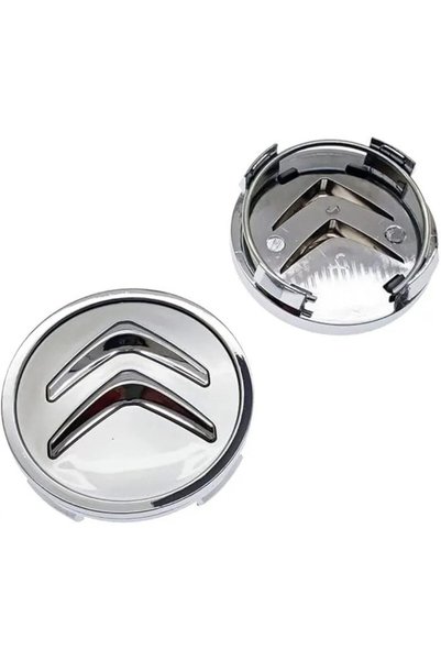 OEM Σετ 4 γκρι καλυμμάτων τροχών 60mm για Citroen C4