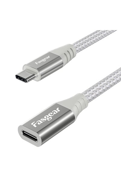 Generic USB C Extension Cable for Magsafe Charger, Type C 2.0 (3ft, Grey)