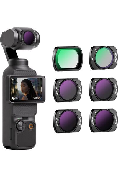 Generic مجموعة فلاتر مغناطيسية ND/CPL متوافقة مع كاميرا DJI OSMO Pocket 4 و P...