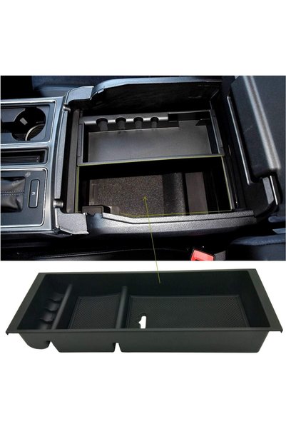 Generic Compatible with Ford F150 Accessories Center Console Tray Organizer B...