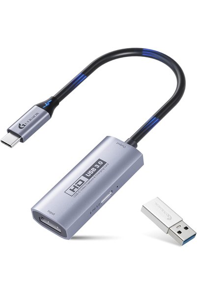 Generic بطاقة التقاط فيديو 4K USB3.0 HDMI مع شحن PD بقوة 100 واط، تدعم دقة 2K...