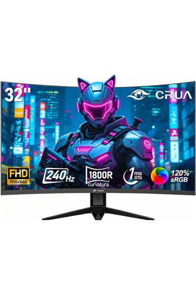 Generic 32 inch 240Hz Gaming Monitor FHD(1920x1080) 1800R Curved Monitors