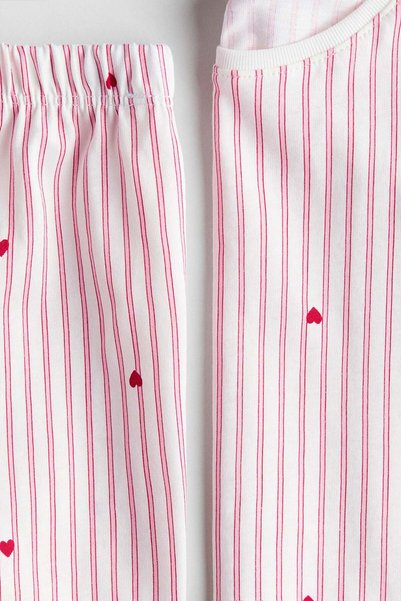 H&M بيجاما قطنية مطبوعة