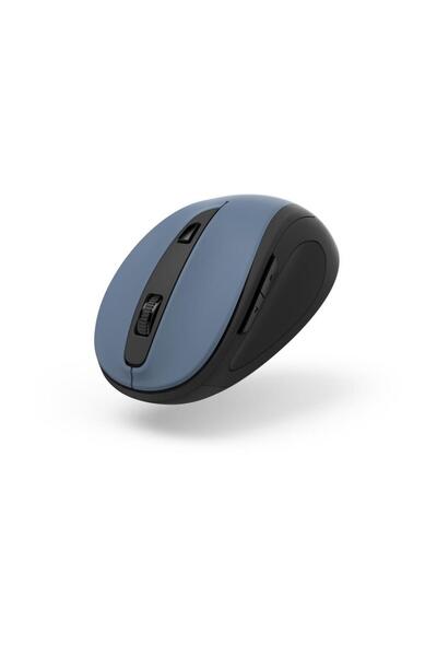 Hama MW-400 V2 Optical 6-Button Wireless Mouse, Ergonomic, USB Reciever Denim